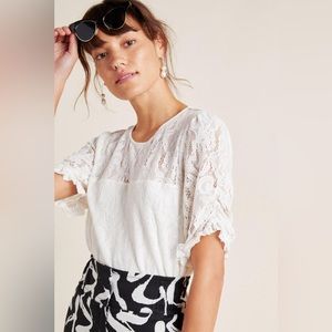 Anthropologie Parvati Lace Top